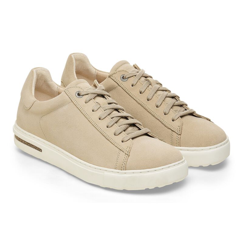 BIRKENSTOCK Bend Low Suede Leather Sandcastle/White City Comfort detail