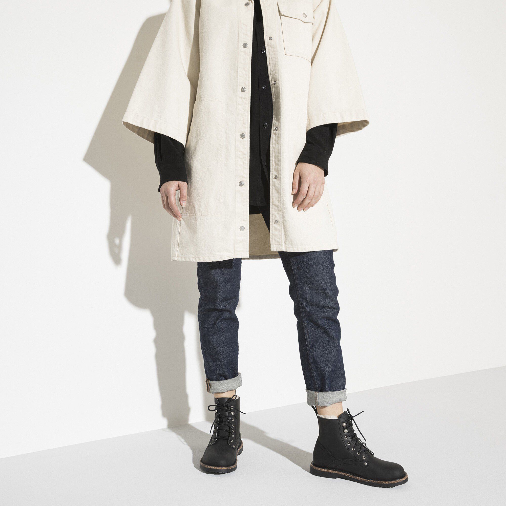 Bryson Shearling Nubuck Leather