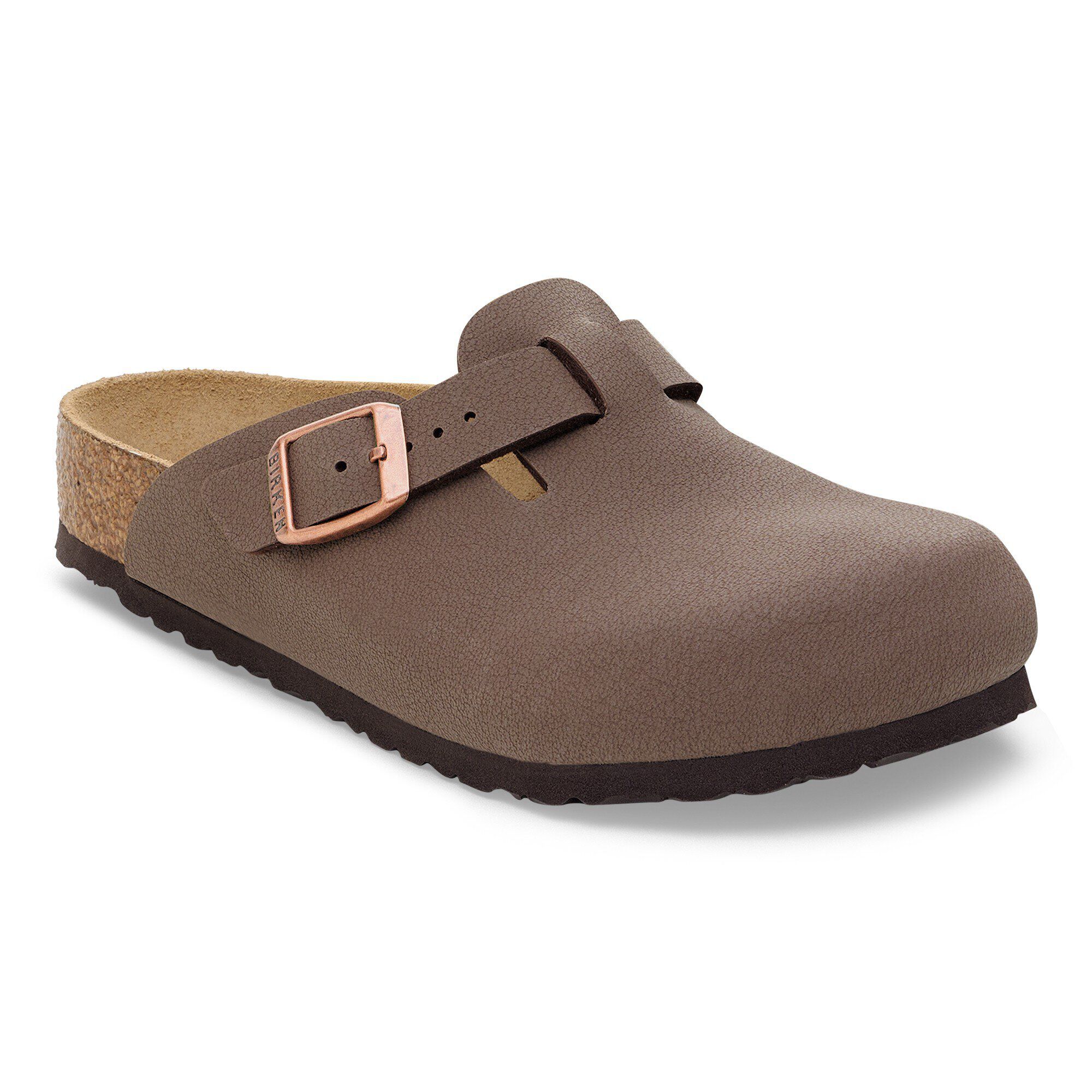 靴 BIRKENSTOCK Boston 38 Boston Kids Birkibuc in Color Mocca | BIRKENSTOCK US