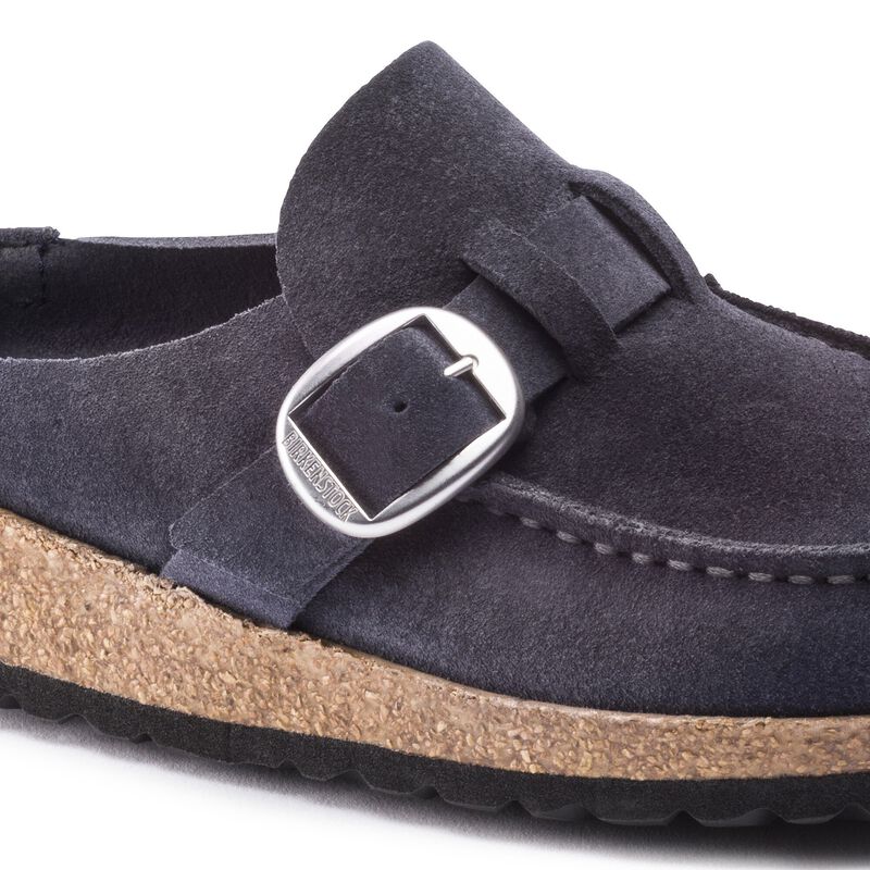 BIRKENSTOCK Buckley Suede Leather Navy Easy Walk detail