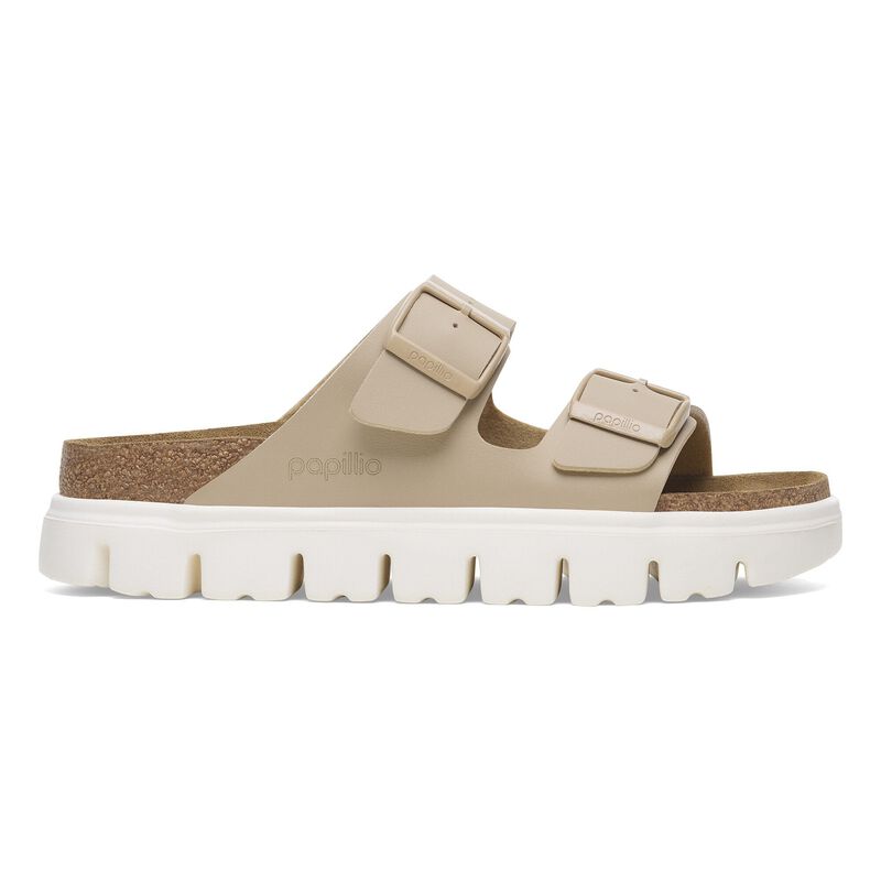 BIRKENSTOCK Arizona Chunky Birko-Flor Sandcastle Soft Footbed detail