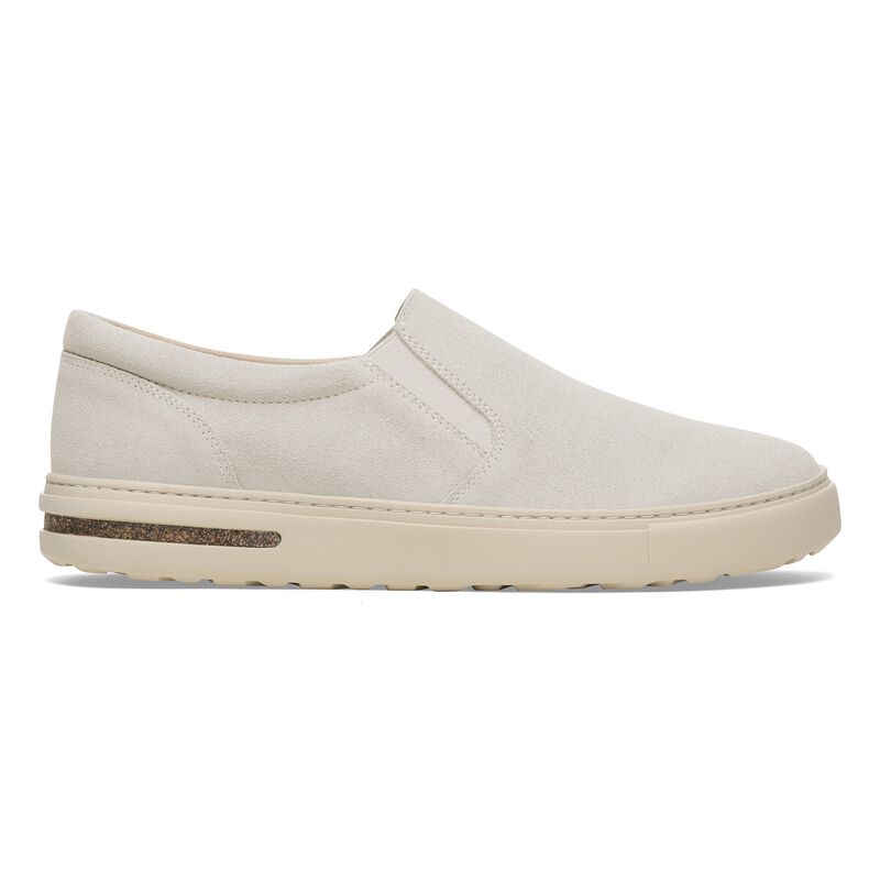 BIRKENSTOCK Oswego Suede Leather Antique White City Comfort detail