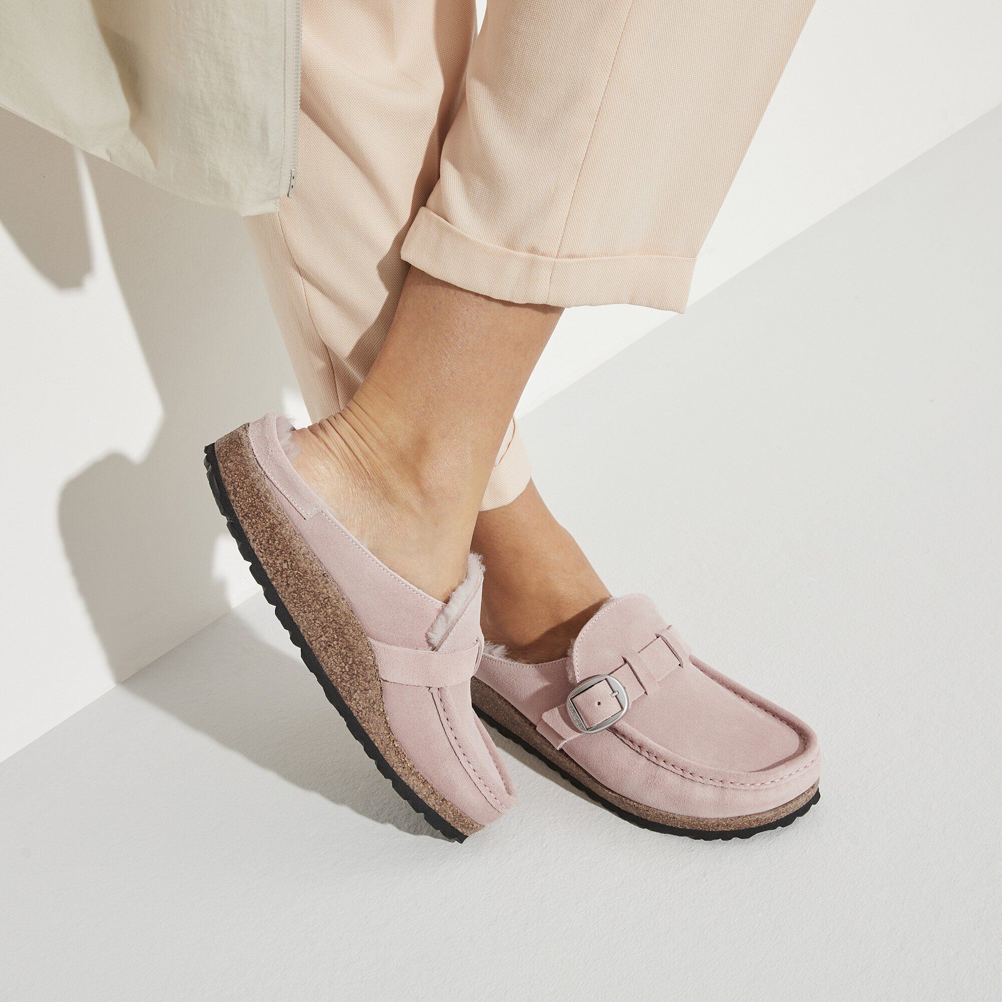 Buckley Shearling Suede Leather