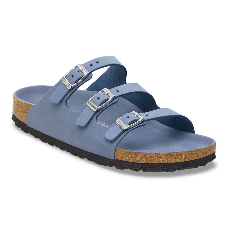 BIRKENSTOCK Florida Fresh Nubuck Leather Sandcastle Classic Fit detail