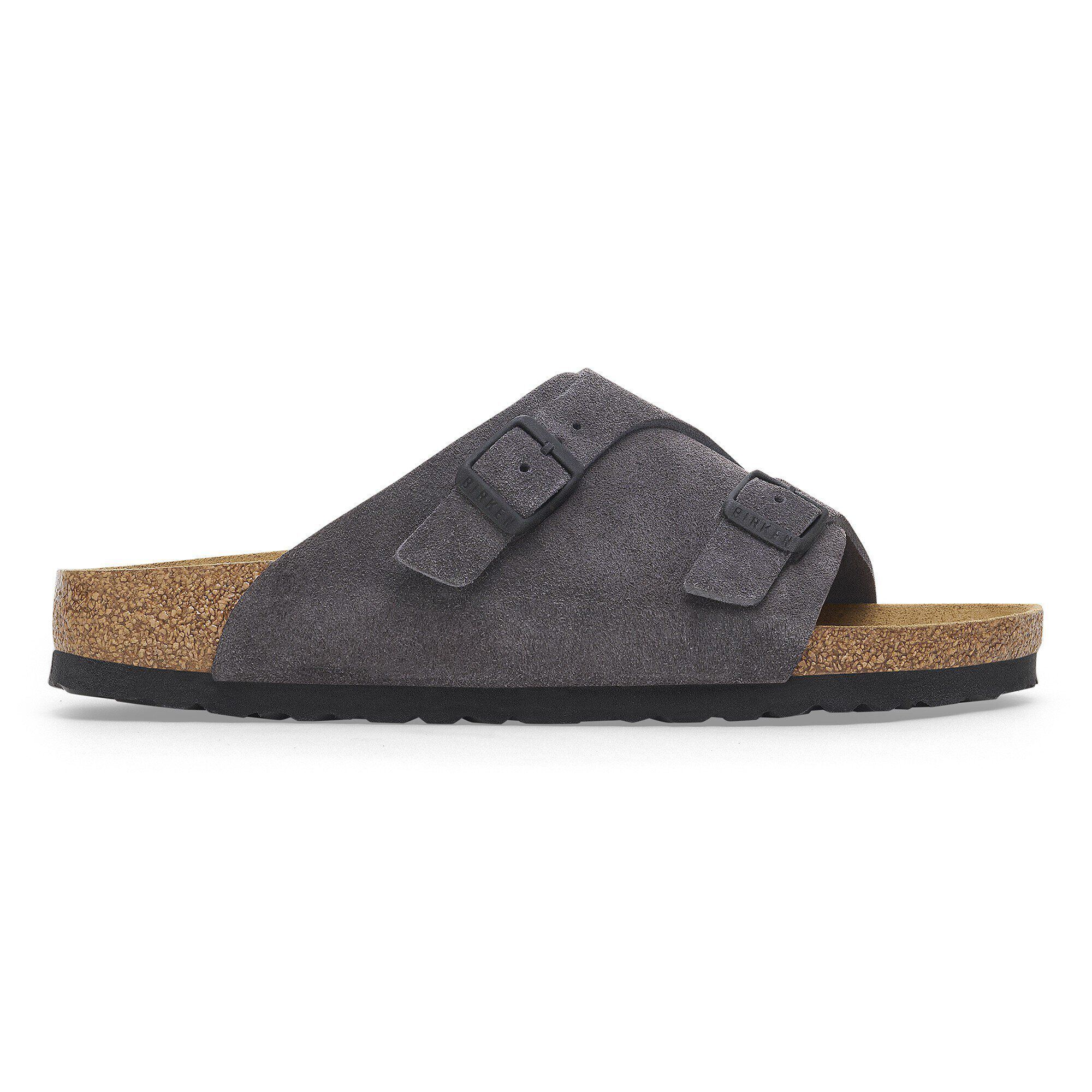 Zürich Suede Leather in Color Velvet Grey | BIRKENSTOCK US