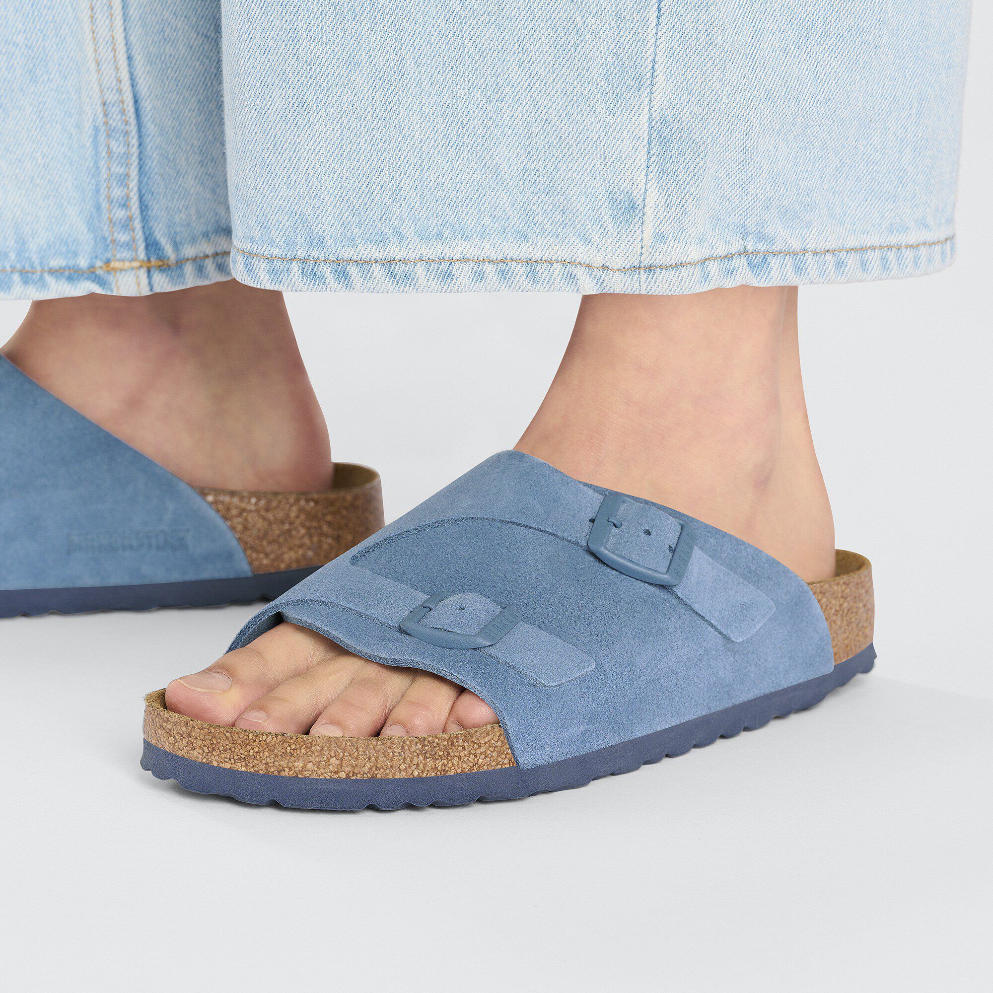 BIRKENSTOCK ZURICH 38 ネイビー Zürich / チューリッヒ スエードレザー ベルベットグレイ
