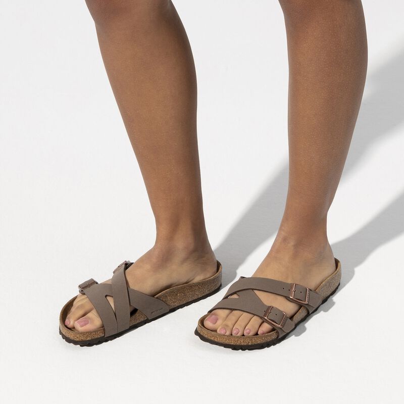 BIRKENSTOCK Yao Birko-Flor Nubuck Mocha Easy Walk detail