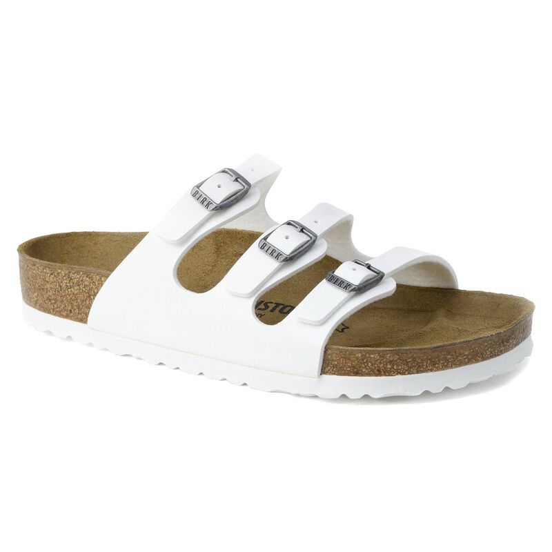 BIRKENSTOCK Florida Birko-Flor Shiny Glitter Silver Trail Easy detail