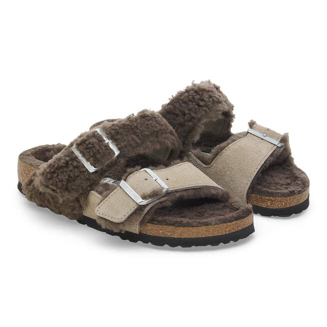 Arizona Teddy Split Suede Leather-Shearling