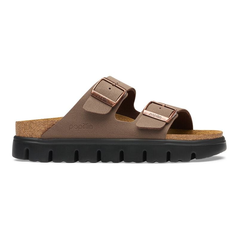 BIRKENSTOCK Arizona Chunky Birko-Flor Nubuck Mocha Lounge Fit detail