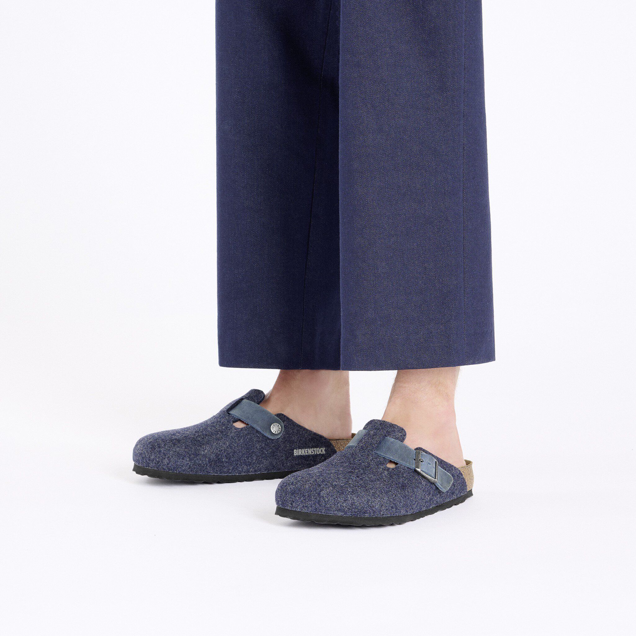 Boston Natural Leather-Felt