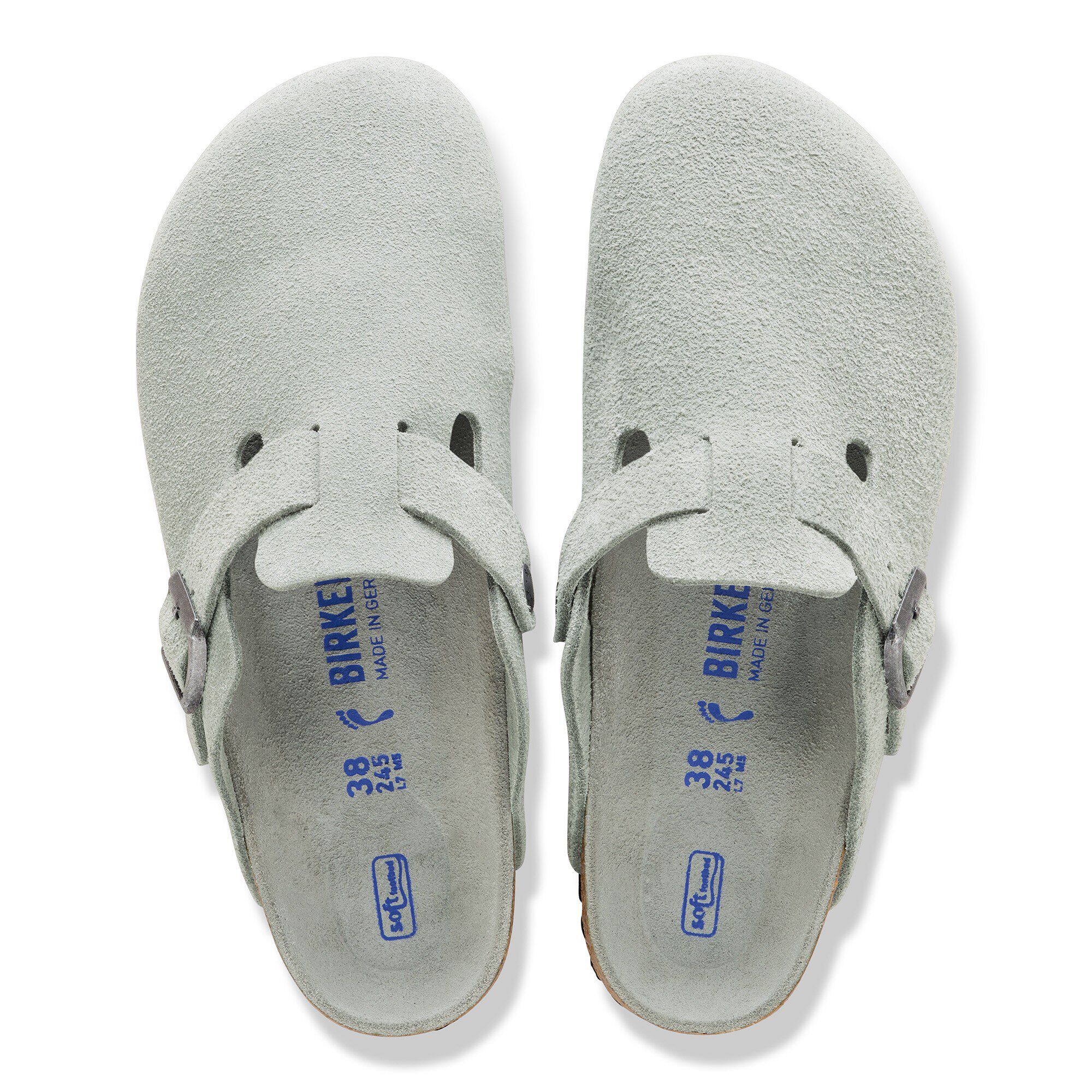 Boston Soft Footbed Suede Leather - a top view