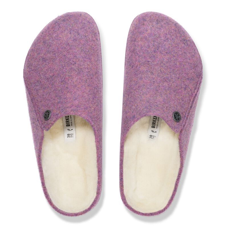 BIRKENSTOCK Zermatt Shearling Felt Mauve Classic Fit detail