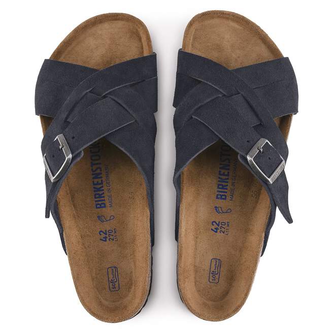 birkenstock lugano tobacco Soft Footbed Camberra Old Size 43 US 10 Regular Fit Small irregularities in the ground are therefore compensated for and every step is cushioned gently when walking Birkenstock Lugano | Tobacco