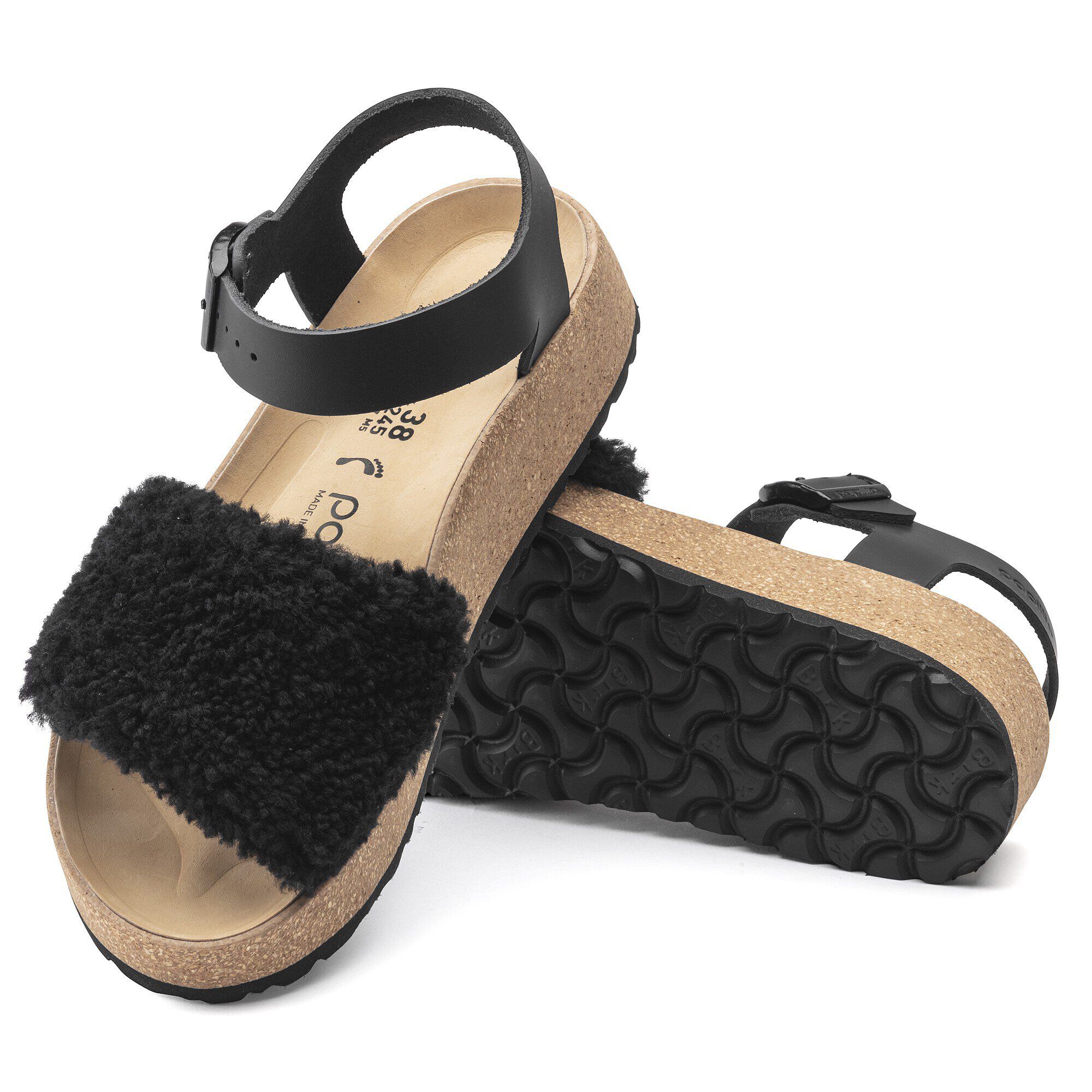 Glenda Natural Leather- Shearling