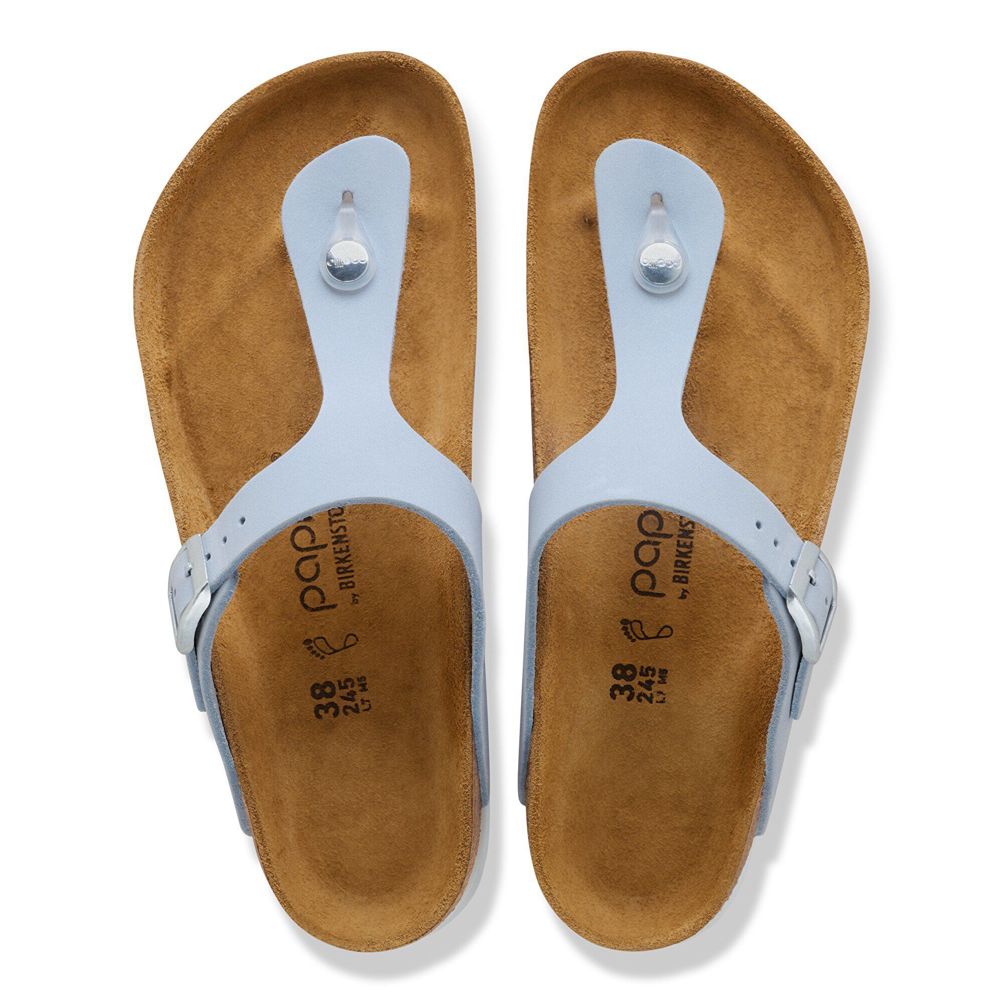 Gizeh Flex Platform Nubuck Leather - a top view