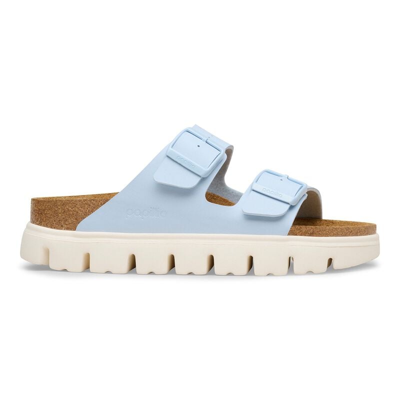 BIRKENSTOCK Arizona Chunky Birko-Flor Baby Blue Lounge Fit detail