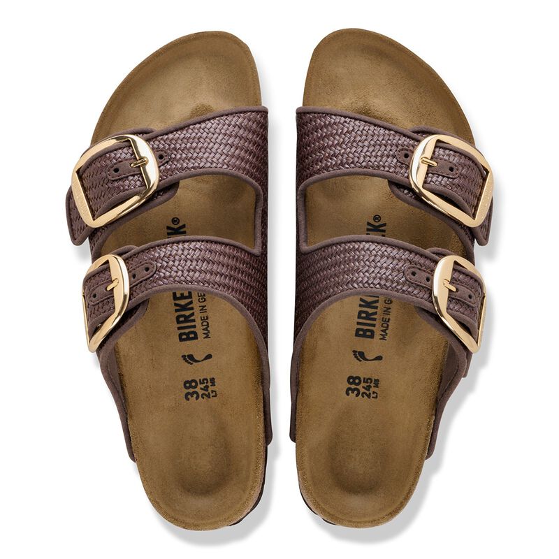 BIRKENSTOCK Arizona Big Buckle Raffia Textile Raffia Carafe Walk Edit detail