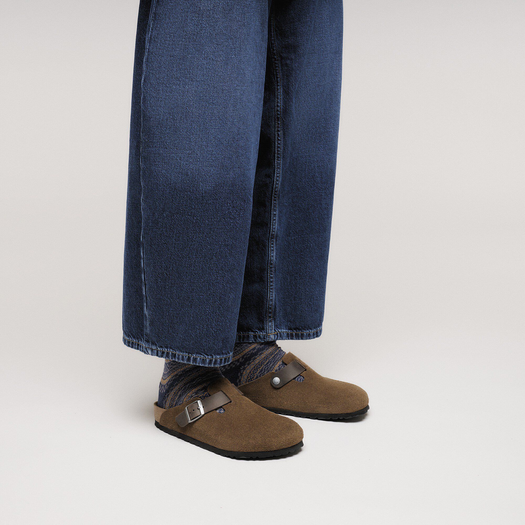 Boston Mixed Leather in Color Dark Tea | BIRKENSTOCK US