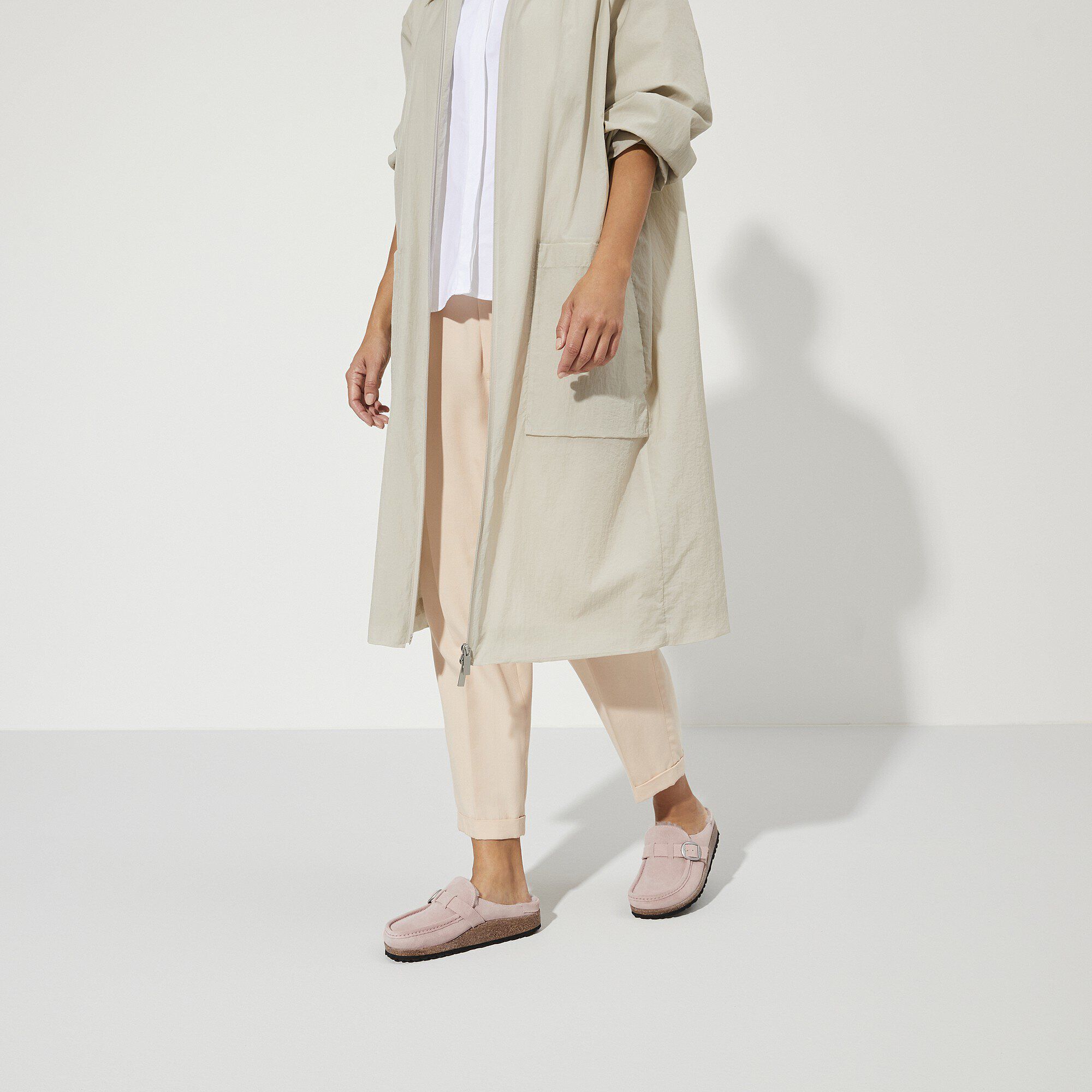 Buckley Shearling Suede Leather