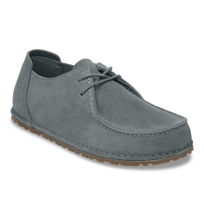 Sw 656 Utti Lace Suede Leather in Color Basalt Gray | BIRKENSTOCK US