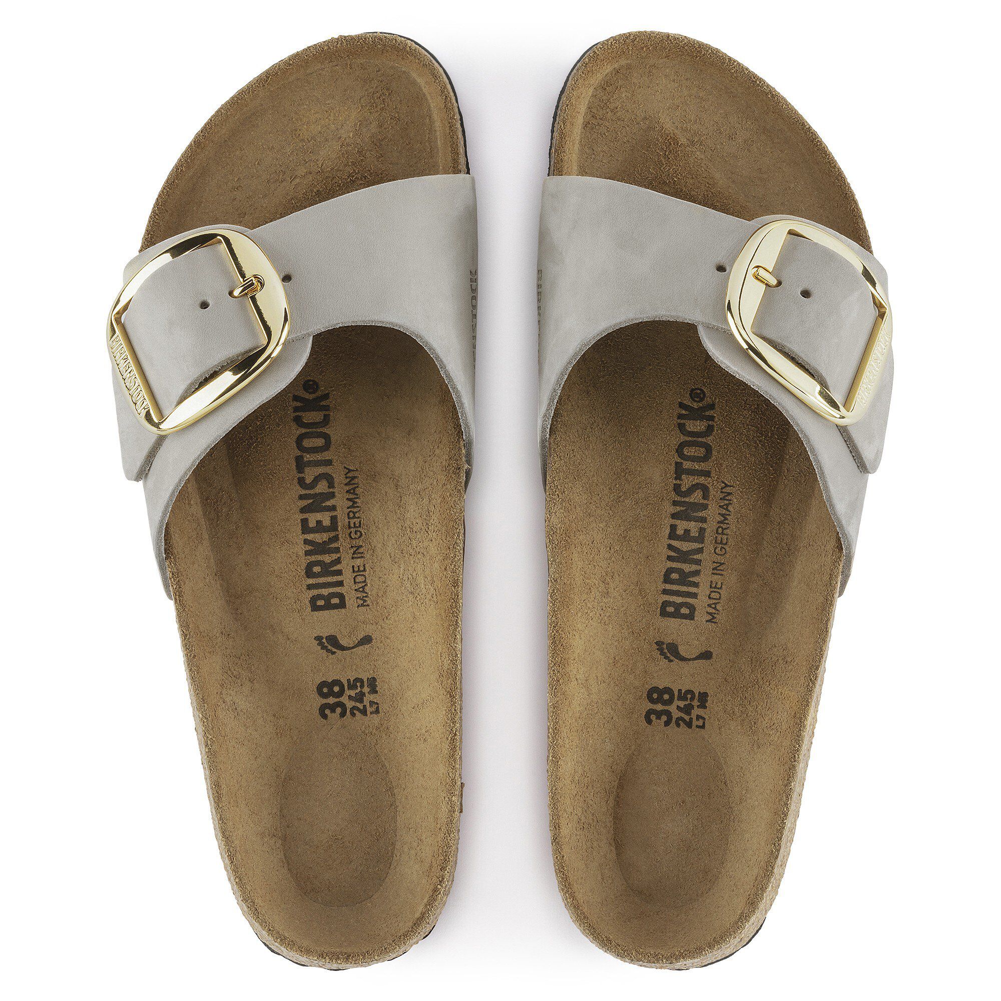 Madrid Big Buckle Nubuck Leather