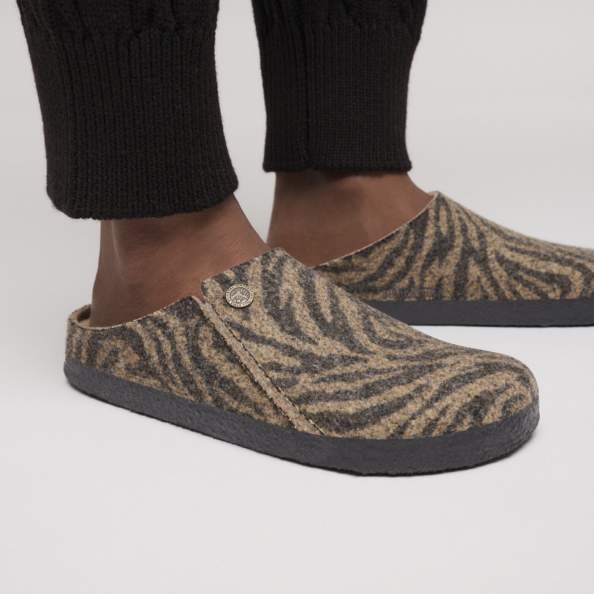 Zermatt Wool Felt in Color Zebra Toffee | BIRKENSTOCK US