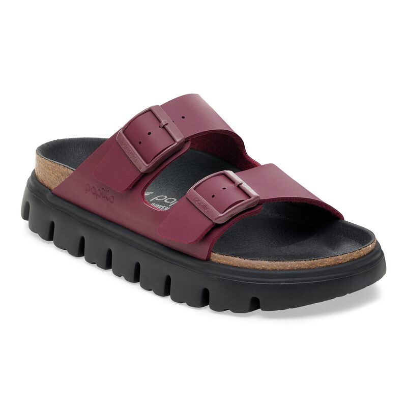 BIRKENSTOCK Arizona Chunky Birko-Flor Black/Black Trail Easy detail