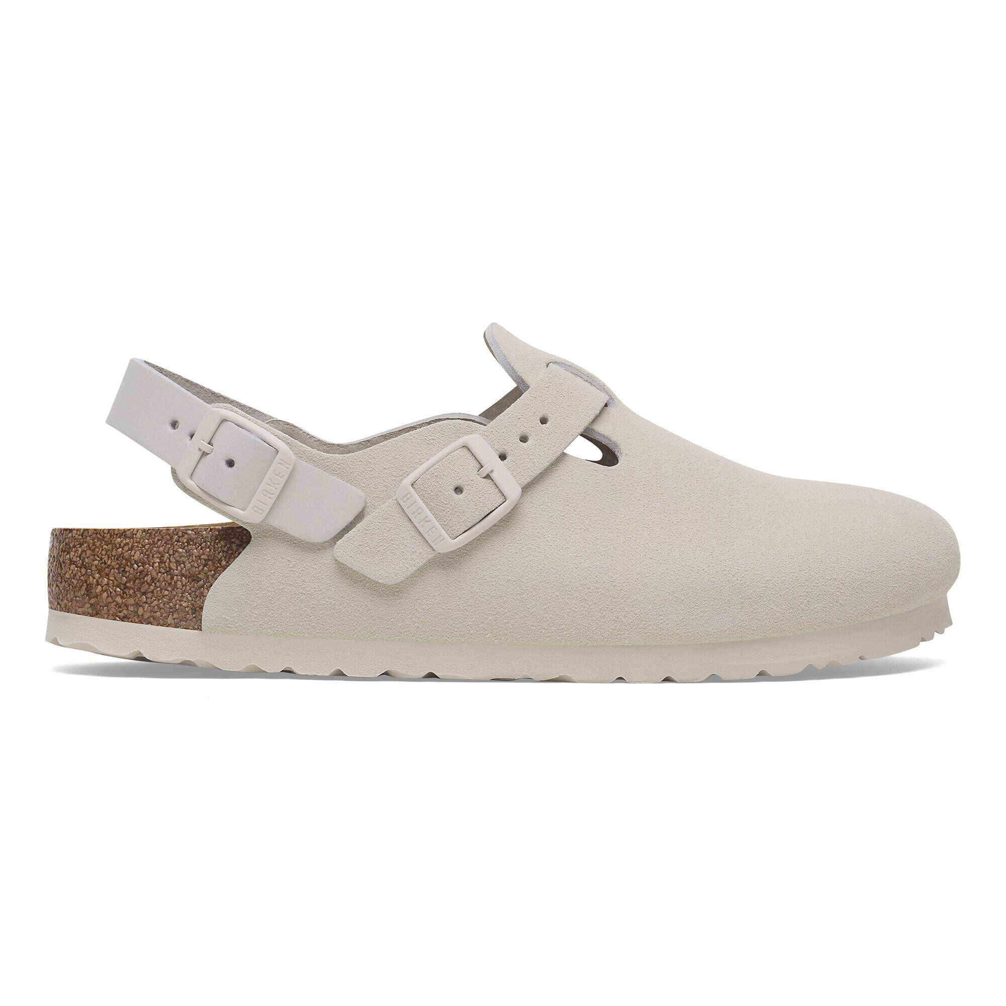 Tokio Suede Leather in Color Antique White | BIRKENSTOCK US