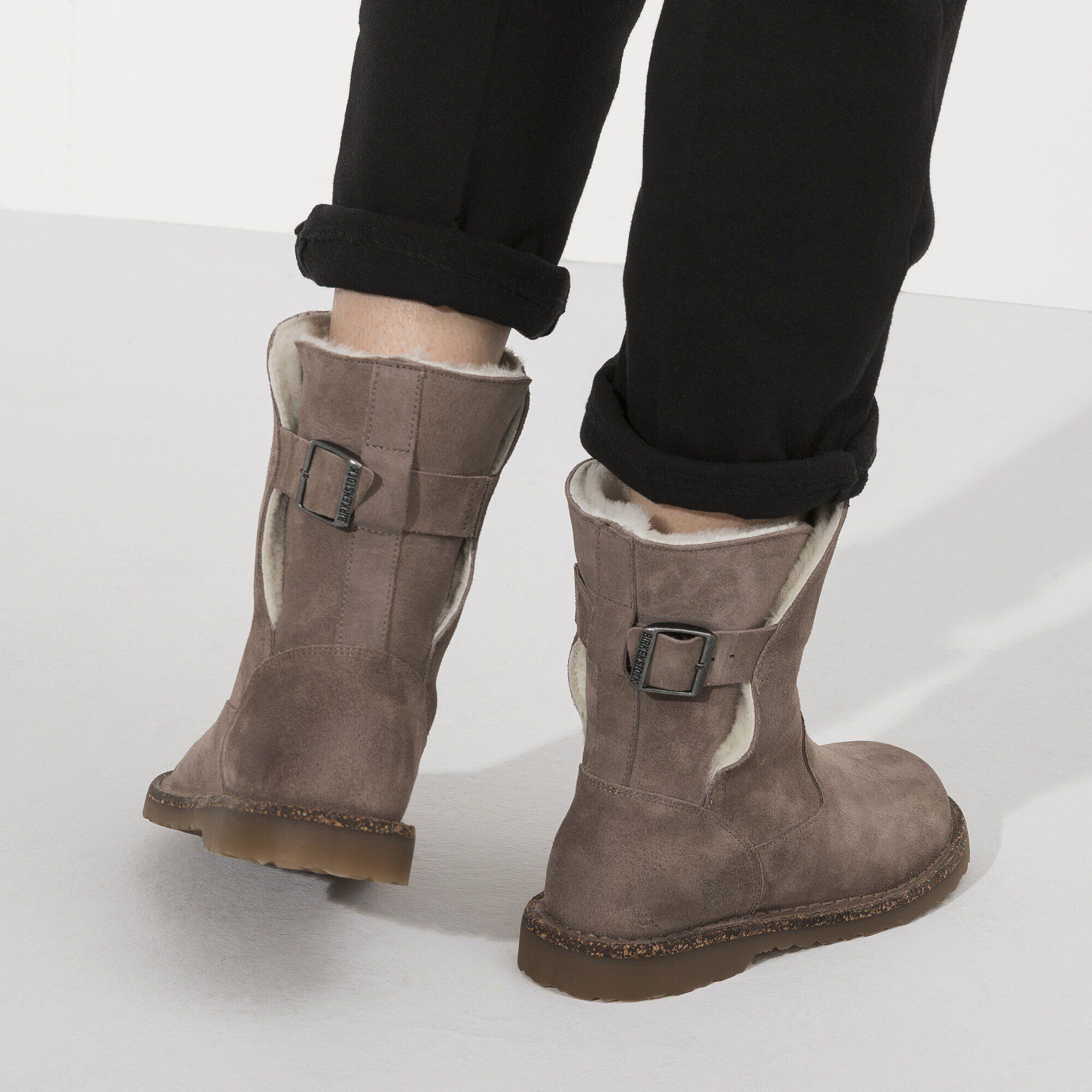 Uppsala Shearling Suede Leather