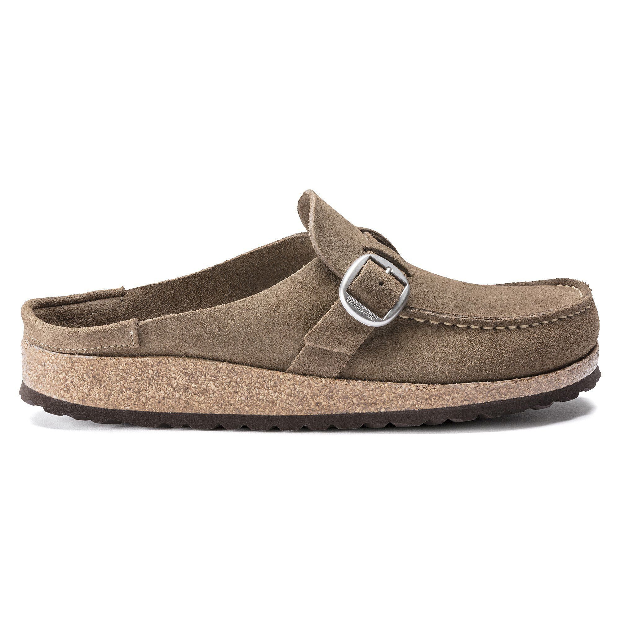 Buckley Suede Leather in Color Gray Taupe | BIRKENSTOCK US