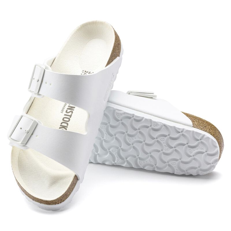 BIRKENSTOCK Arizona Birko-Flor White Soft Sole detail