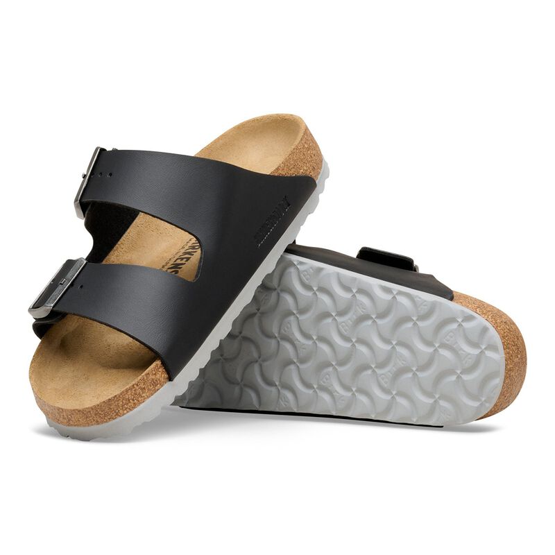 BIRKENSTOCK Arizona Birko-Flor Black/Light Gray Walk Edit detail