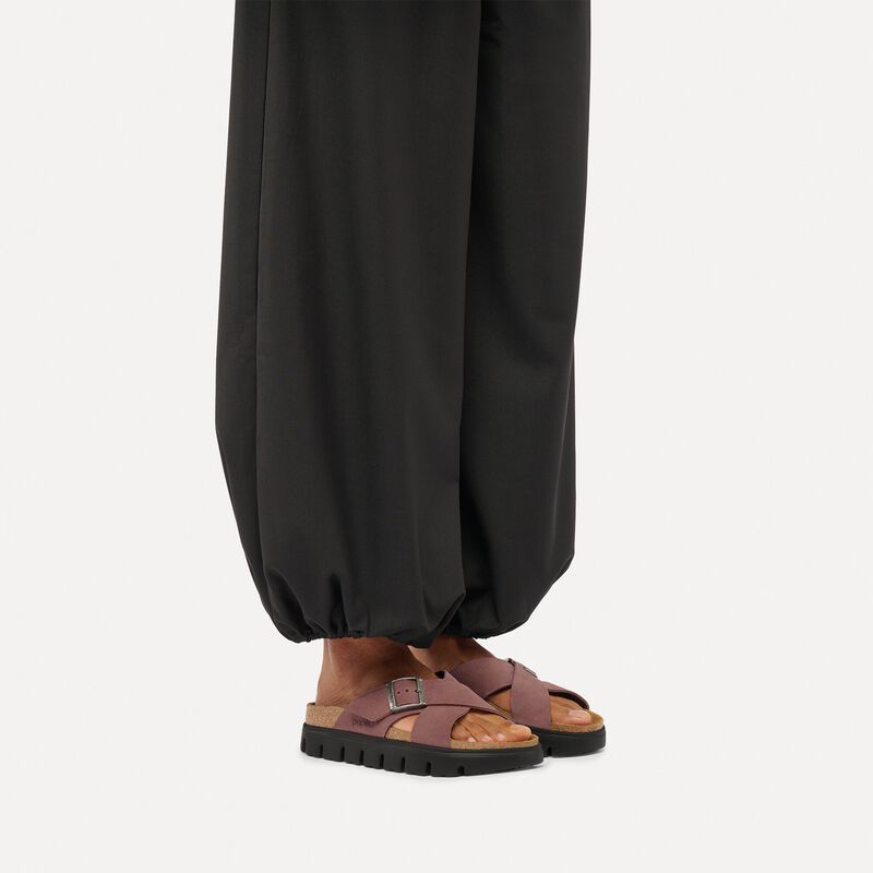 BIRKENSTOCK Siena Chunky Suede Leather Pepper Trail Easy detail