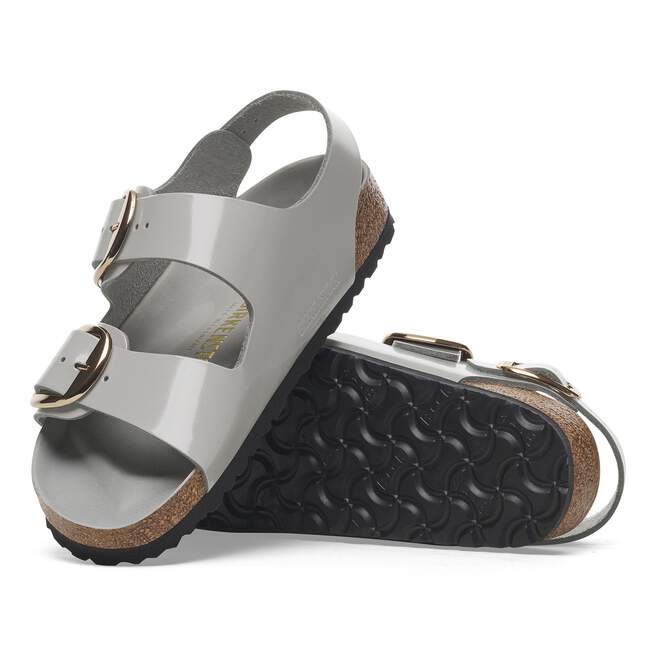 Milano Big Buckle Natural Leather Patent