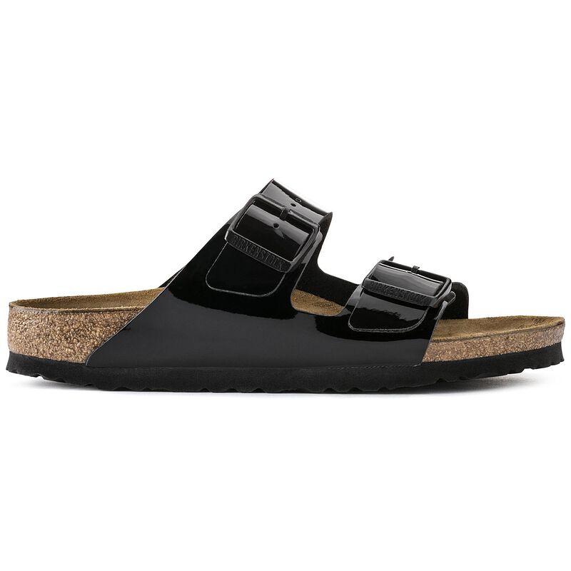 BIRKENSTOCK Arizona Birko-Flor Patent Black Patent Daily Comfort detail