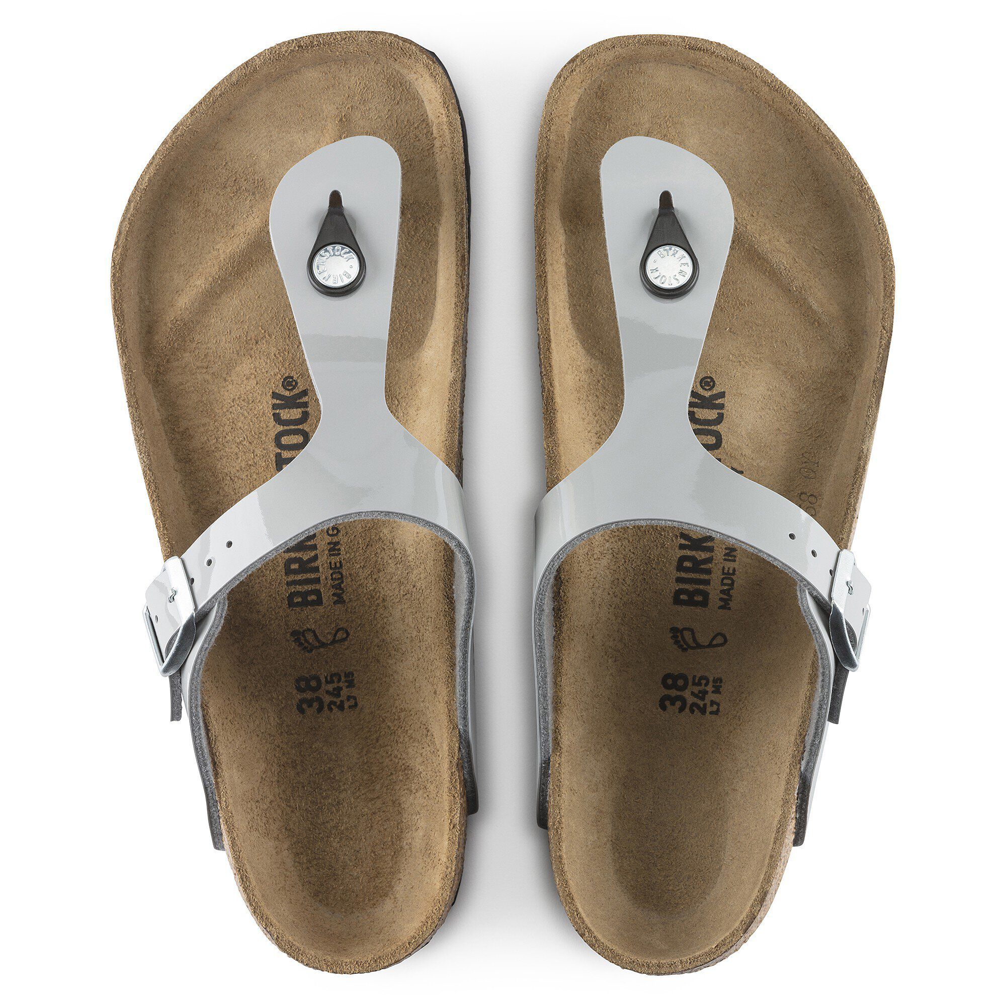 Gizeh Birko-Flor Patent in Color Patent Alloy | BIRKENSTOCK US