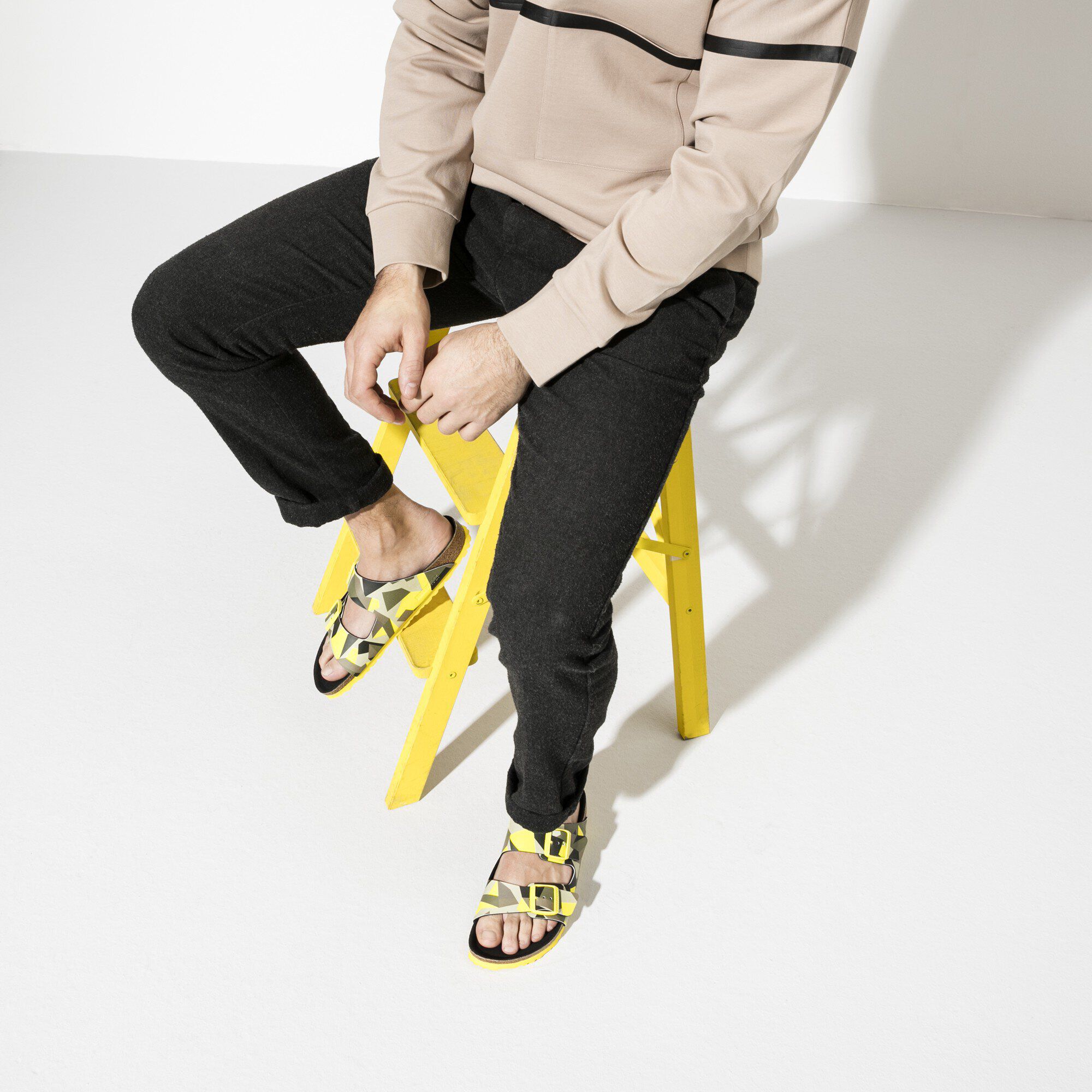   Close-up with a male model