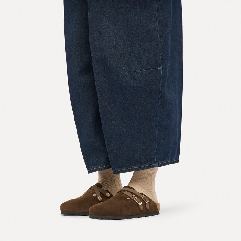 BIRKENSTOCK Blair Suede Leather Carafe Walk Edit detail