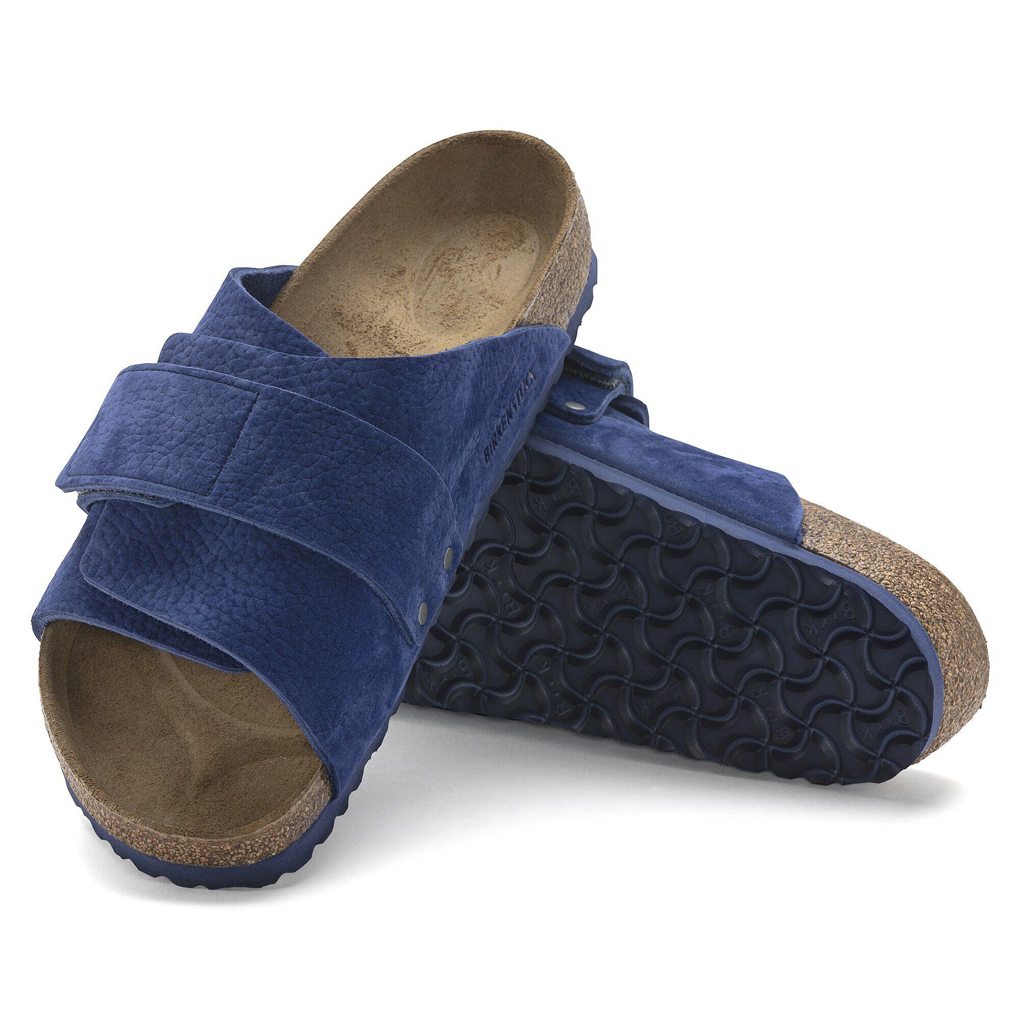 Kyoto Nubuck Leather in Color Desert Buck Indigo Blue | BIRKENSTOCK US