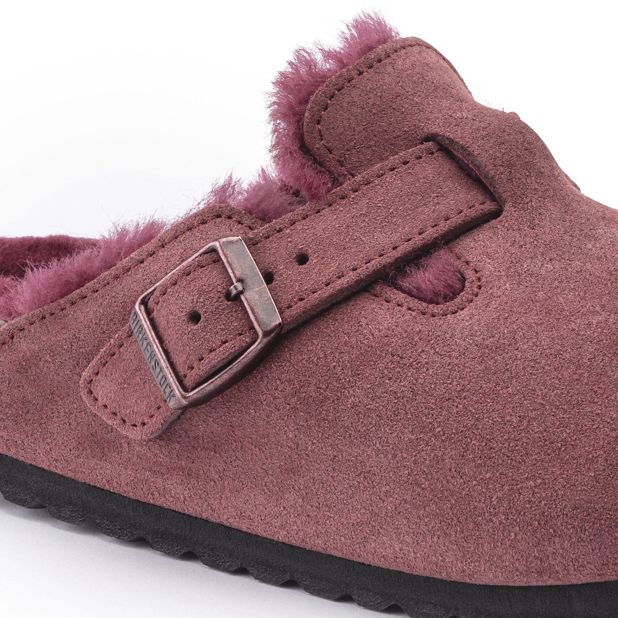 Boston Shearling Suede Leather