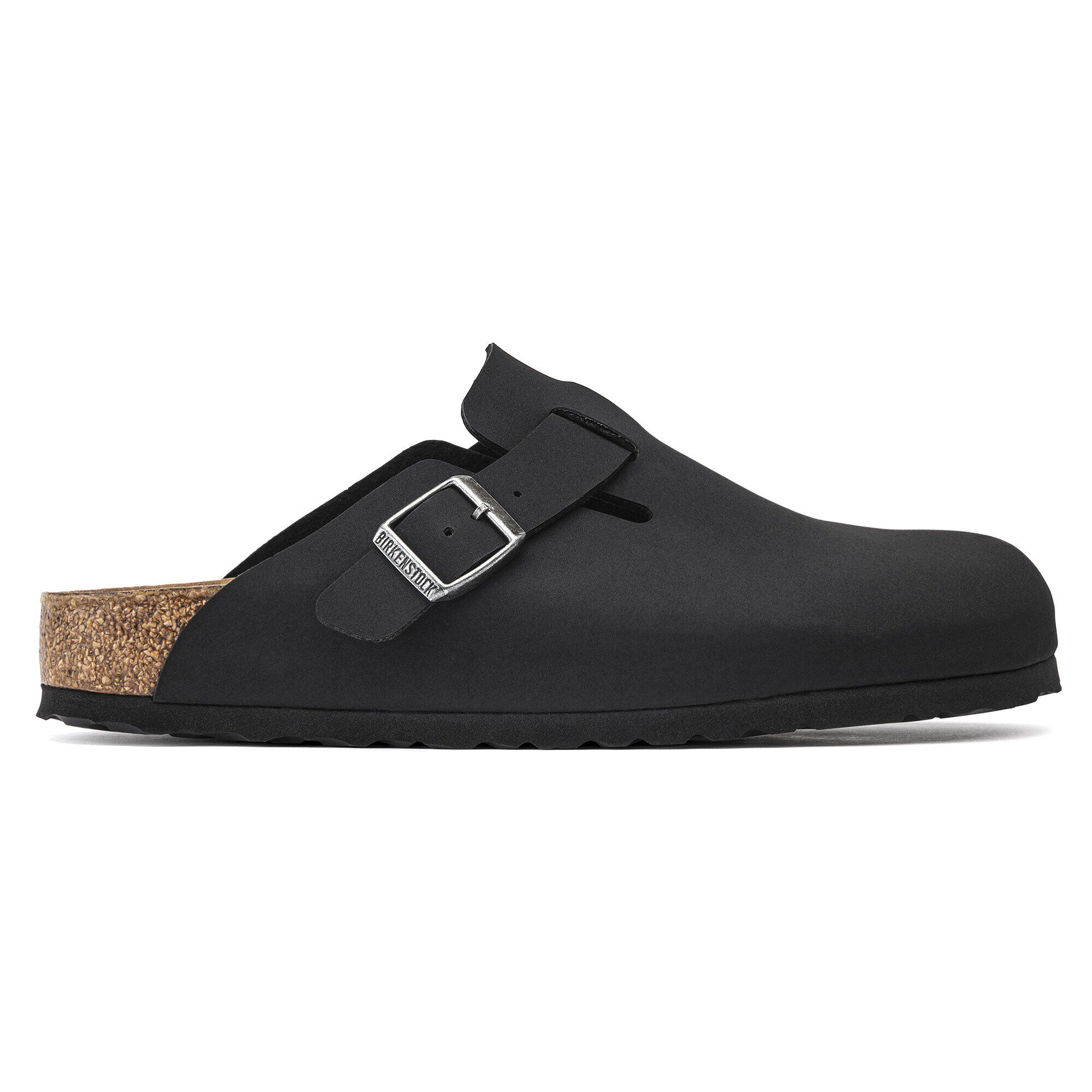 Boston Vegan Birkibuc in Color Black | BIRKENSTOCK US