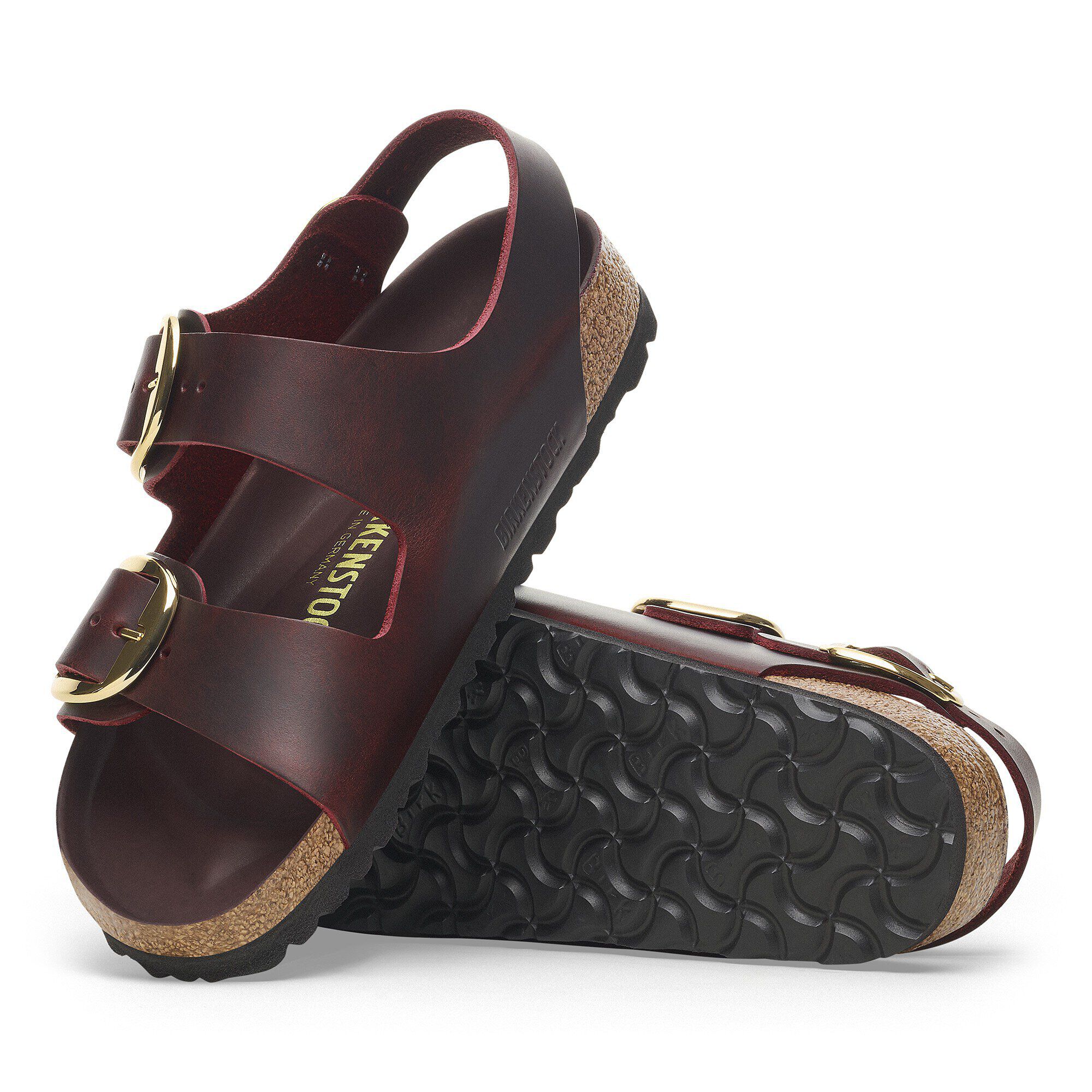 Milano Big Buckle Natural Leather Oiled