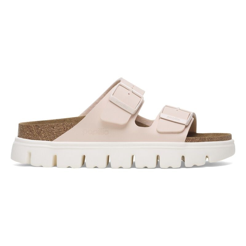 BIRKENSTOCK Arizona Chunky Birko-Flor Light Rose Soft Sole detail