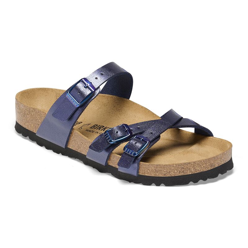 BIRKENSTOCK Franca Birko-Flor Graceful Midnight Blue Walk Edit detail