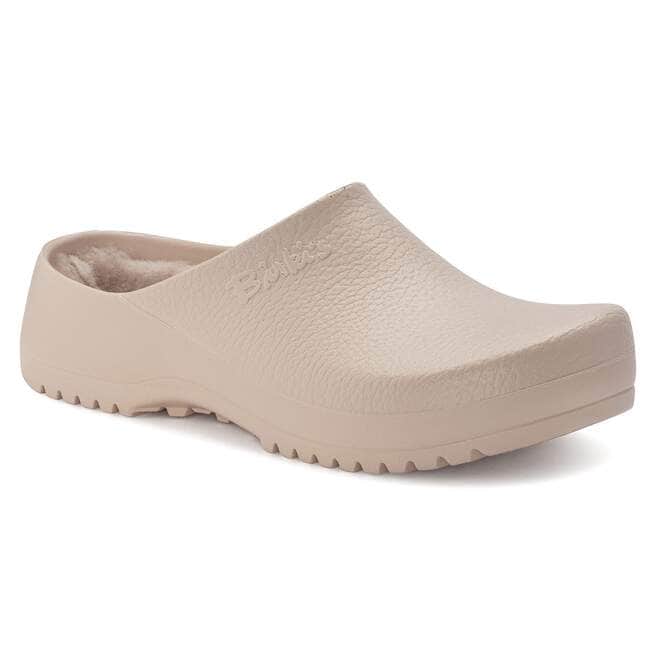 Super-Birki Shearling Polyuréthane en Rose clair BIRKENSTOCK Canada