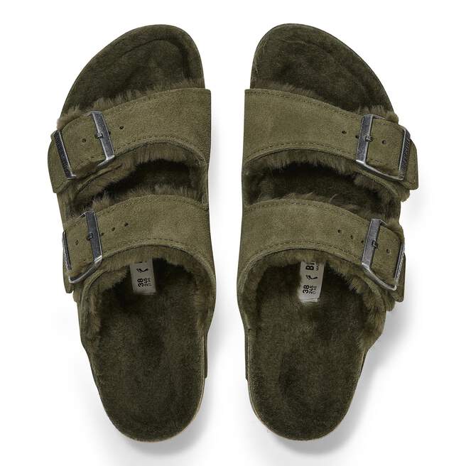 Arizona Shearling Suede Leather