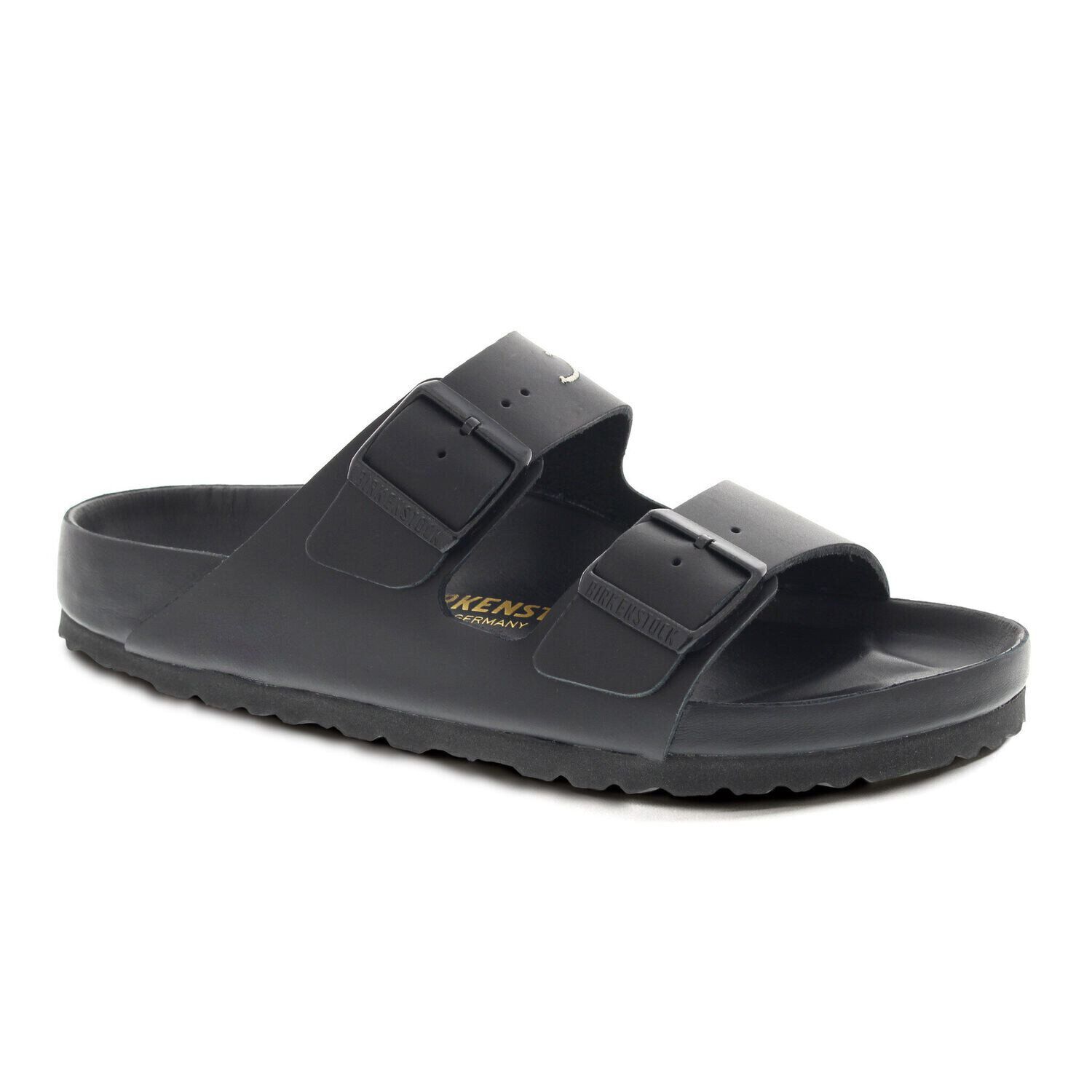 サンダル BIRKENSTOCK Men Sandals 1029935 BLACK Arizona Lingua Franca Leather in Color Black | BIRKENSTOCK US