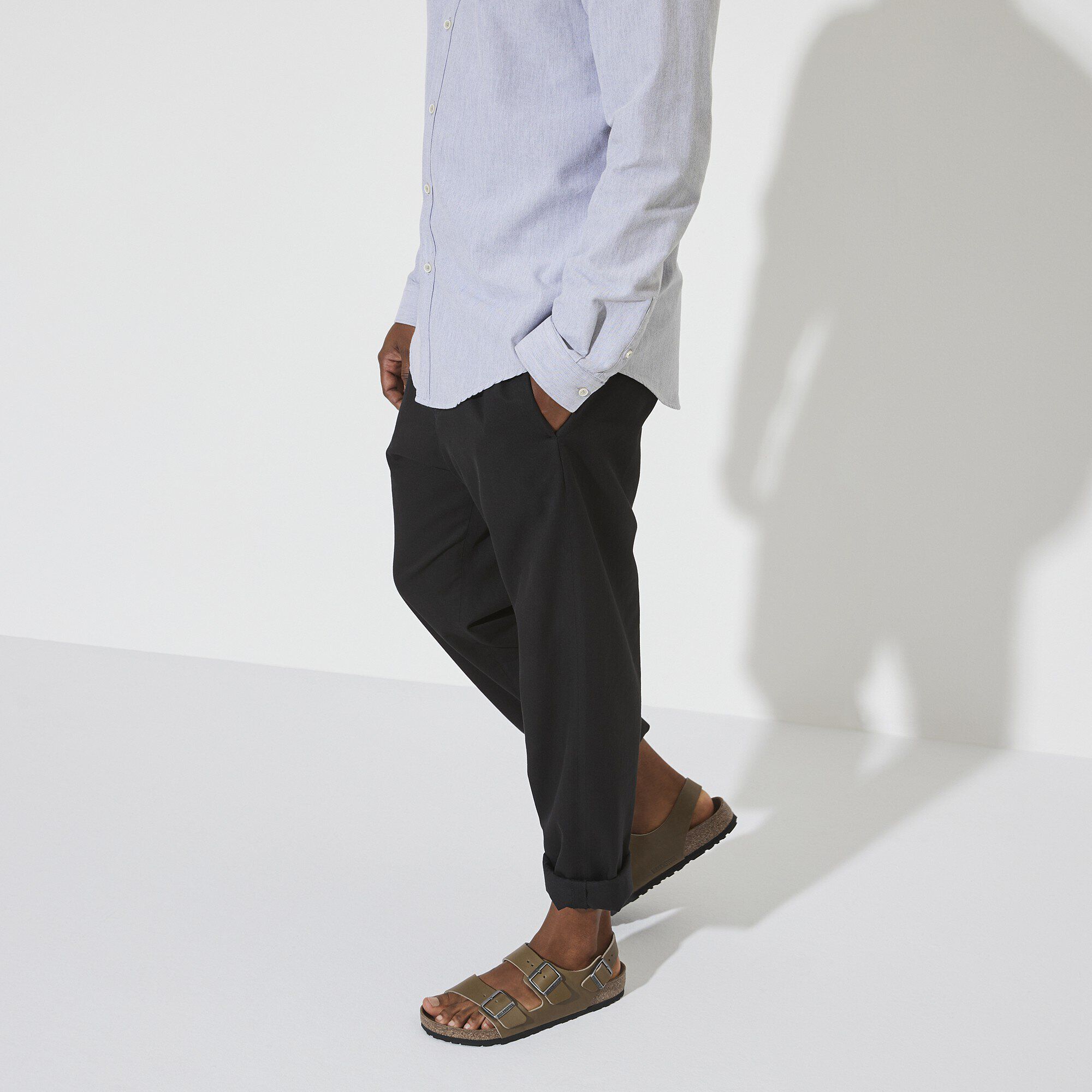   Close-up with a male model