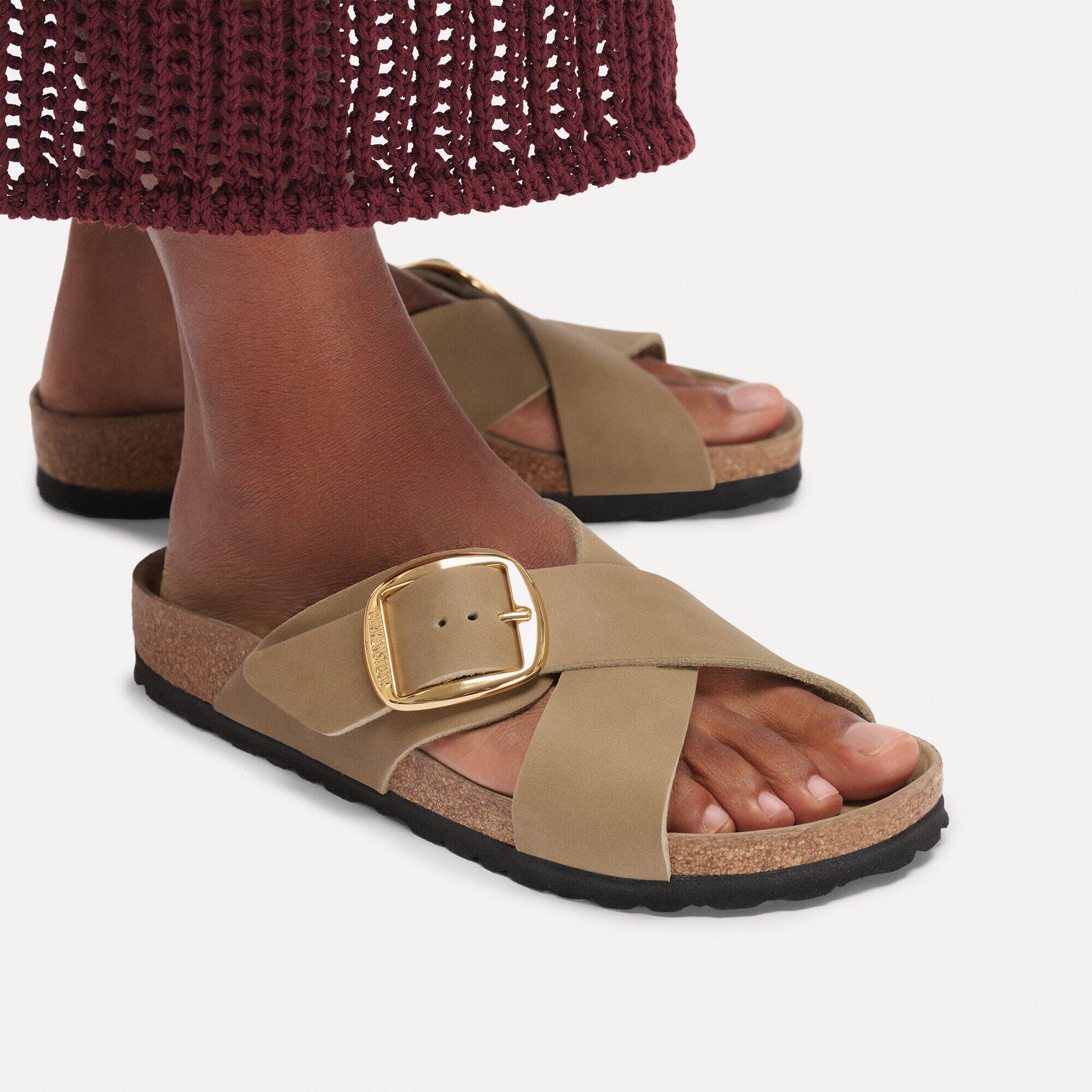 Siena Big Buckle Natural Leather Oiled